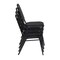 Regency Kahlo Square Table & Chair Sets, 42 W, 42 L, 29 H, Wood, Metal, Vinyl Top, Maple TPL4242PLCM29BK - alternate 3